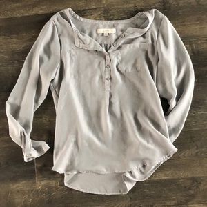 Loft Double Pocket- 3/4 Button Tunic
